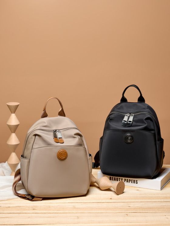 Elova Handcrafted Genuine Leather Backpack in Black - E627 view 8