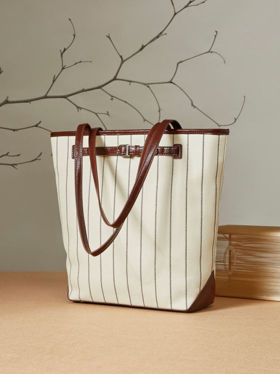 Elova Handcrafted Genuine Leather Tote Bag in Black - E468 view 2