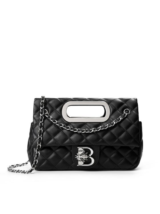 Elova Handcrafted Genuine Leather Crossbody Bag in Black - E205 view 7