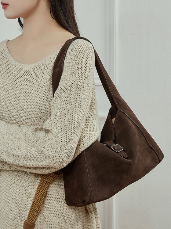 Elova Handcrafted Genuine Leather Tote Bag in Brown - E772 view 4