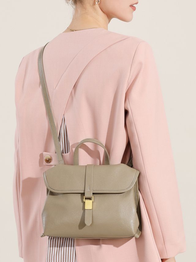 Elova Handcrafted Genuine Leather Crossbody Bag in Black - E591 view 7