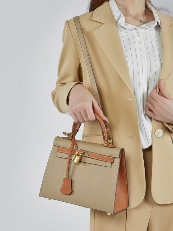 Elova Handcrafted Genuine Leather Crossbody Bag in White - E458 view 5