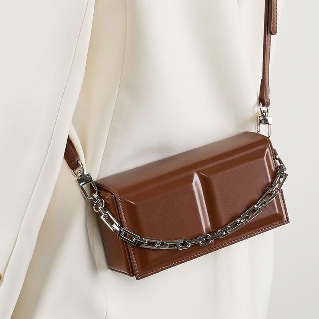 Elova Handcrafted Genuine Leather Crossbody Bag in White - E188 view 8