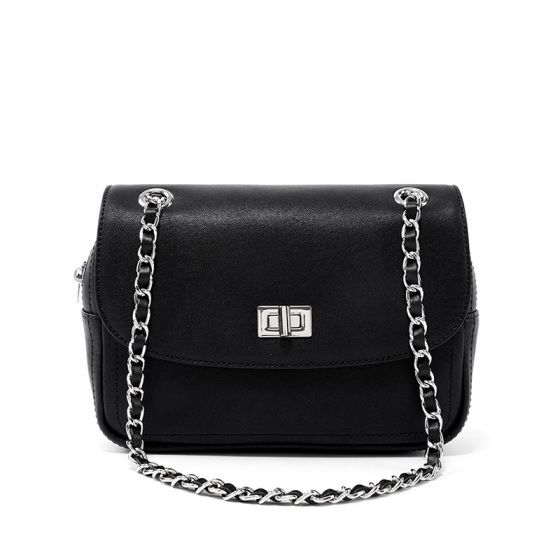 Elova Handcrafted Genuine Leather Crossbody Bag in White - E400 view 6