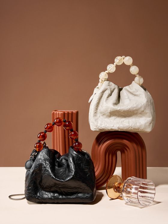 Elova Handcrafted Genuine Leather Crossbody Bag in Black - E184 view 5