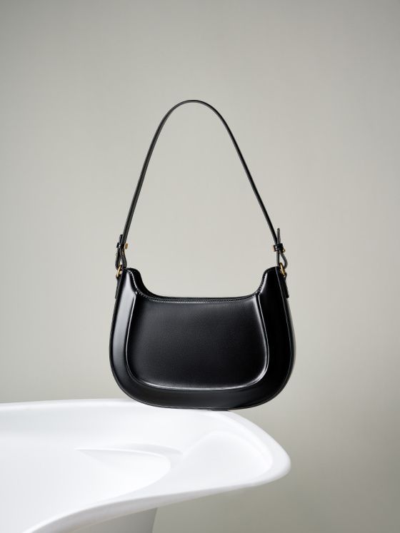 Elova Handcrafted Genuine Leather Crossbody Bag in Black - E231 view 7