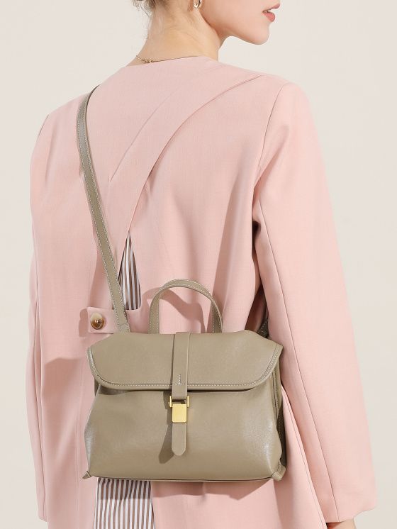 Elova Handcrafted Genuine Leather Crossbody Bag in Black - E591 view 3