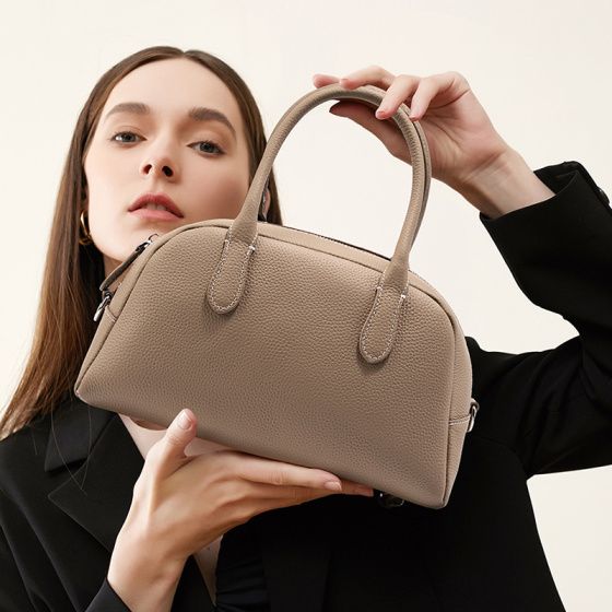 Elova Handcrafted Genuine Leather Bag in Brown - E169 view 2