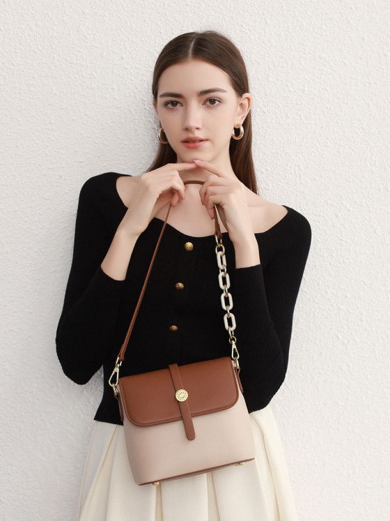 Elova Handcrafted Genuine Leather Crossbody Bag - E293 view 4