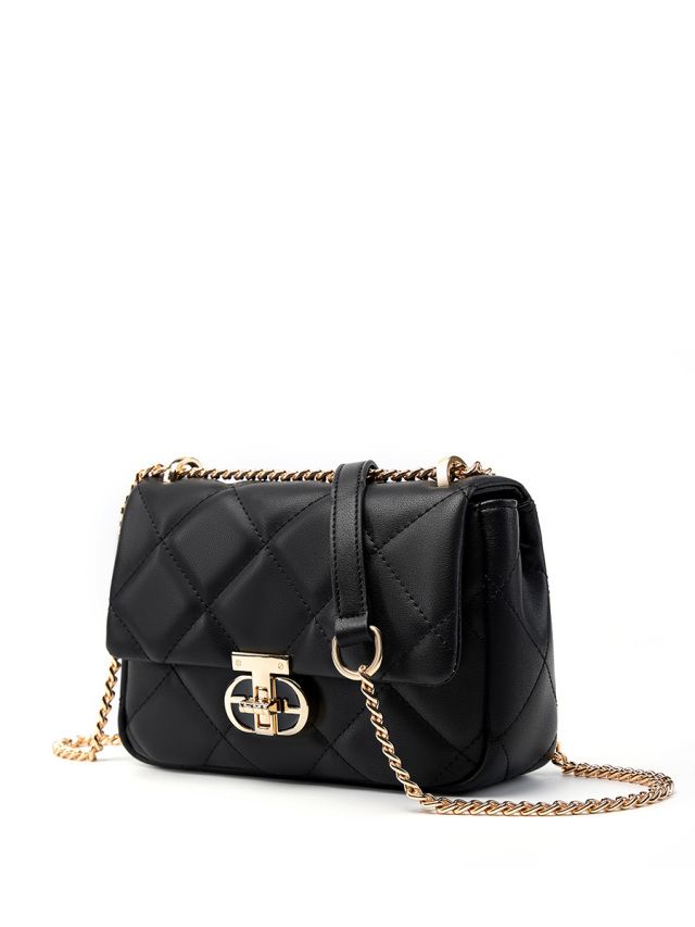 Elova Handcrafted Genuine Leather Crossbody Bag in Black - E375 view 8