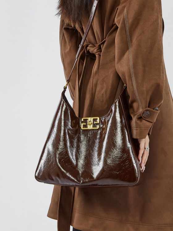 Elova Handcrafted Genuine Leather Tote Bag in Black - E477 view 2