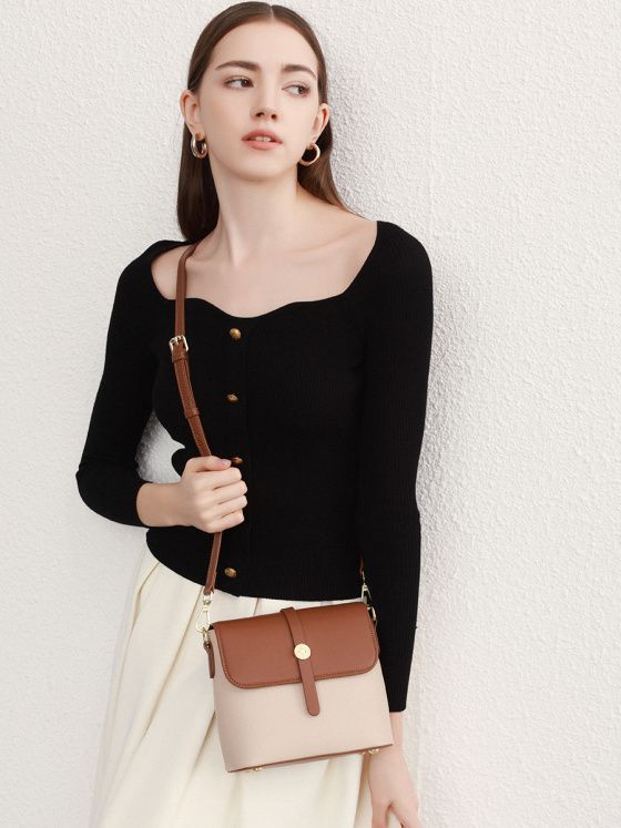 Elova Handcrafted Genuine Leather Crossbody Bag - E293 view 3