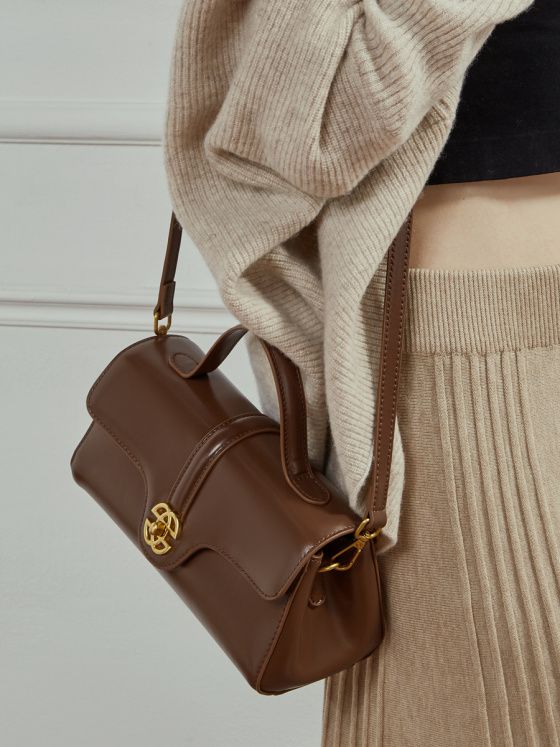 Elova Handcrafted Genuine Leather Crossbody Bag in Black - E759 view 6