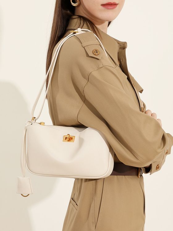 Elova Handcrafted Genuine Leather Shoulder Bag in Black - E577 view 2