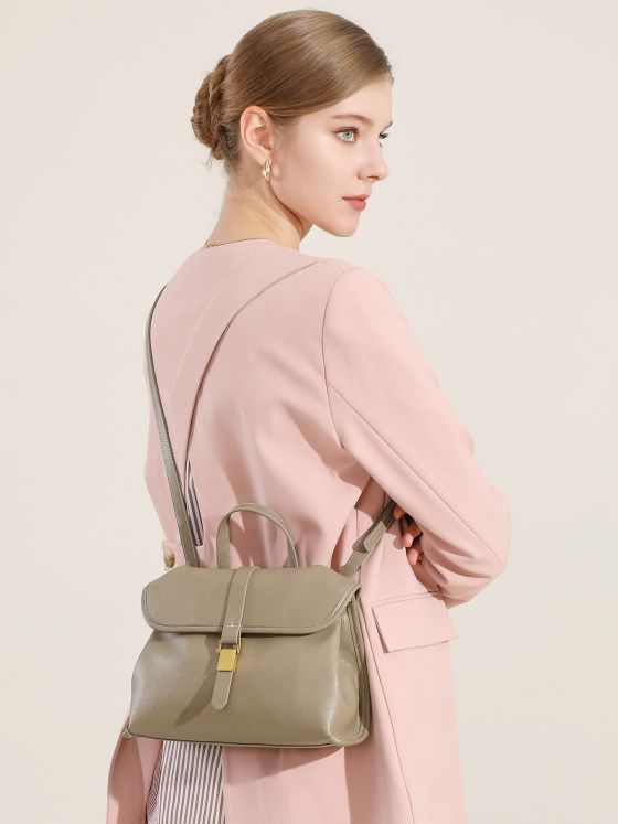 Elova Handcrafted Genuine Leather Crossbody Bag in Black - E591 view 2