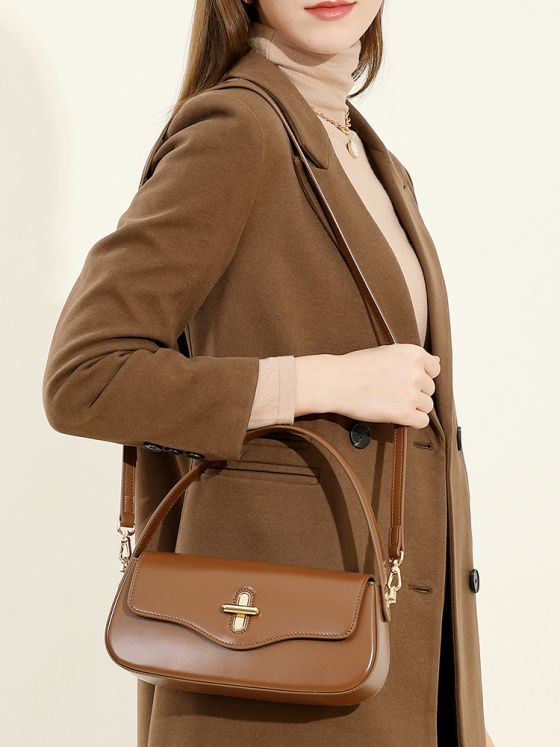 Elova Handcrafted Genuine Leather Bag in Black - E581 view 4