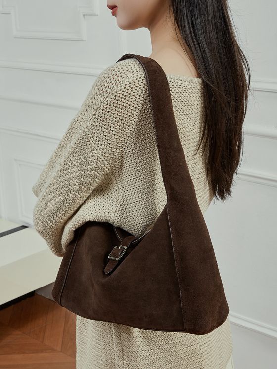 Elova Handcrafted Genuine Leather Tote Bag in Brown - E772 view 5