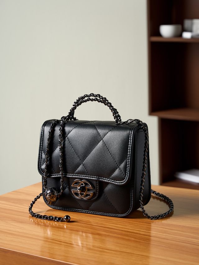 Elova Handcrafted Genuine Leather Crossbody Bag in Black - E230 view 7