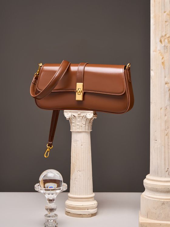 Elova Handcrafted Genuine Leather Crossbody Bag in Black - E214 view 6