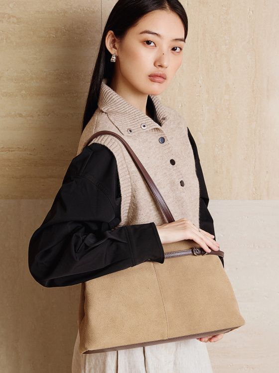 Elova Handcrafted Genuine Leather Crossbody Bag in Brown - E736 view 5