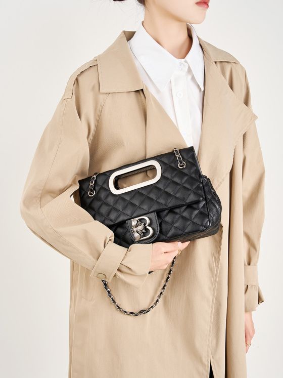 Elova Handcrafted Genuine Leather Crossbody Bag in Black - E205 view 2