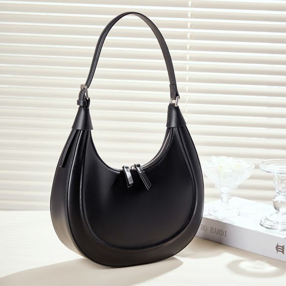 Elova Handcrafted Genuine Leather Crossbody Bag in Black - E165 view 8