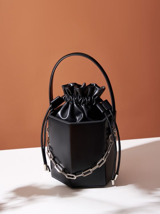 Elova Handcrafted Genuine Leather Crossbody Bag in Black - E187 view 4