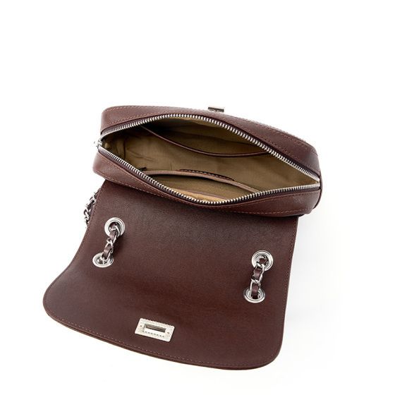 Elova Handcrafted Genuine Leather Crossbody Bag in White - E400 view 5