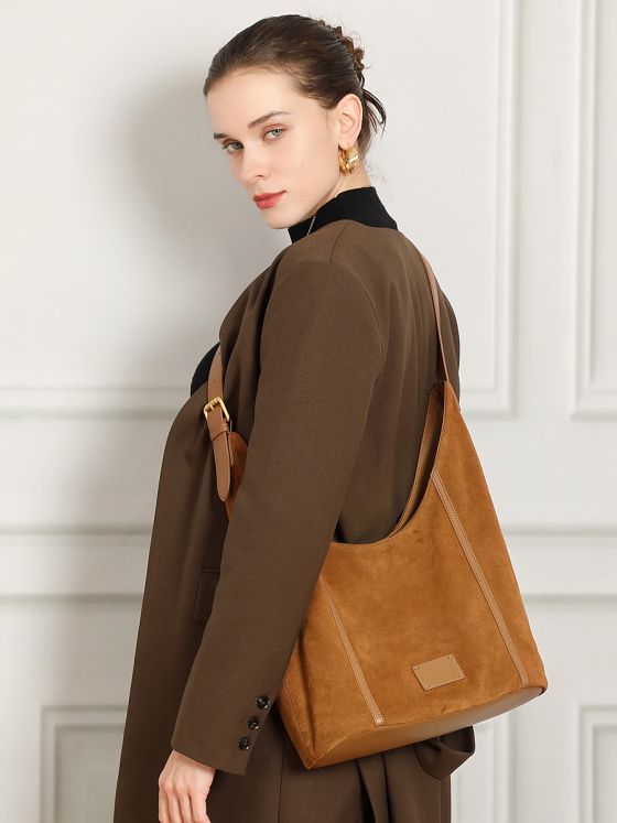 Elova Handcrafted Genuine Leather Crossbody Bag in Brown - E752 view 5