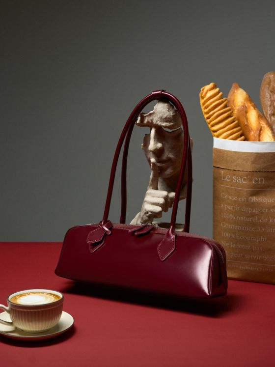 Elova Handcrafted Genuine Leather Bag in Black - E545 view 7