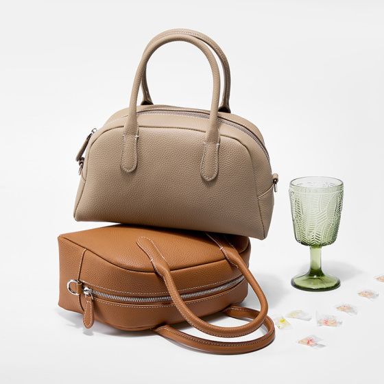 Elova Handcrafted Genuine Leather Bag in Brown - E169 view 5