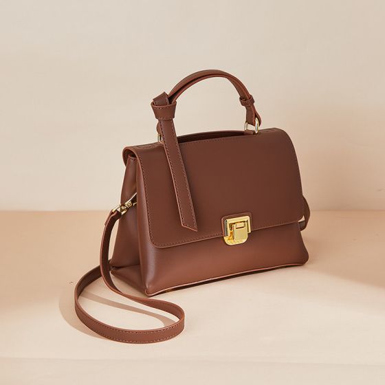 Elova Handcrafted Genuine Leather Crossbody Bag in Black - E331 view 6