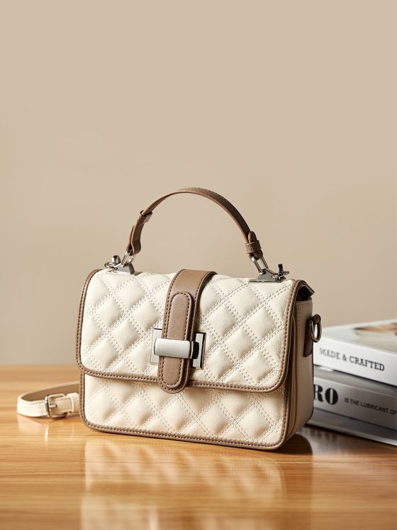 Elova Handcrafted Genuine Leather Crossbody Bag in Black - E366 view 6