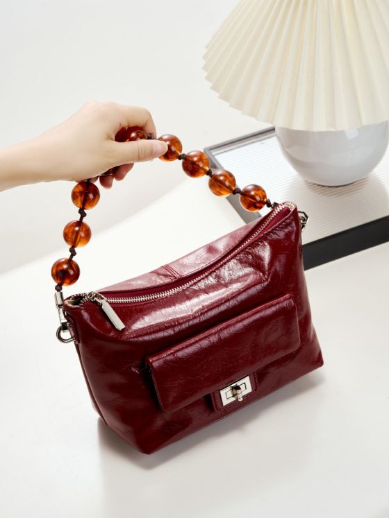 Elova Handcrafted Genuine Leather Crossbody Bag in Black - E474 view 7