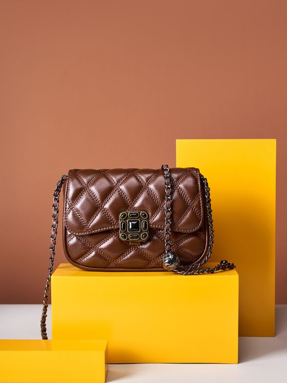 Elova Handcrafted Genuine Leather Crossbody Bag in Black - E236 view 7