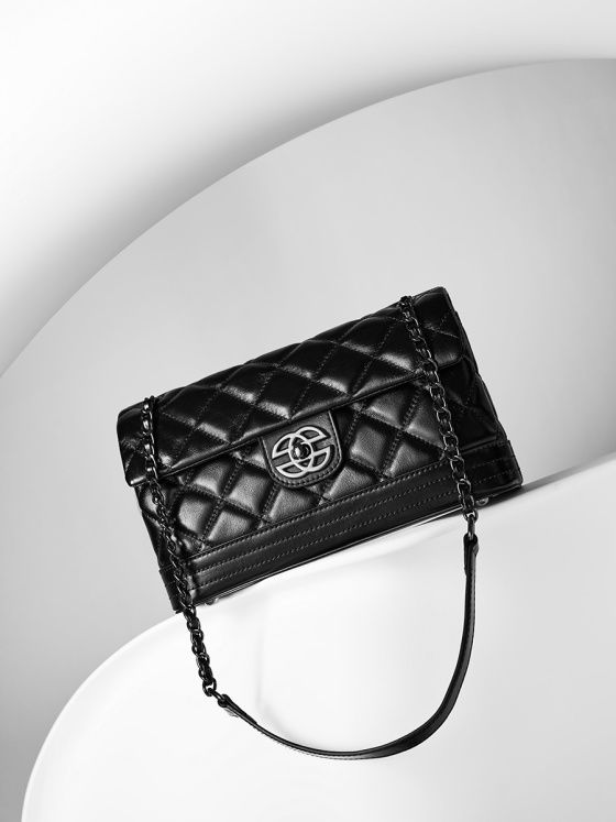 Elova Handcrafted Genuine Leather Crossbody Bag in Black - E241 view 5