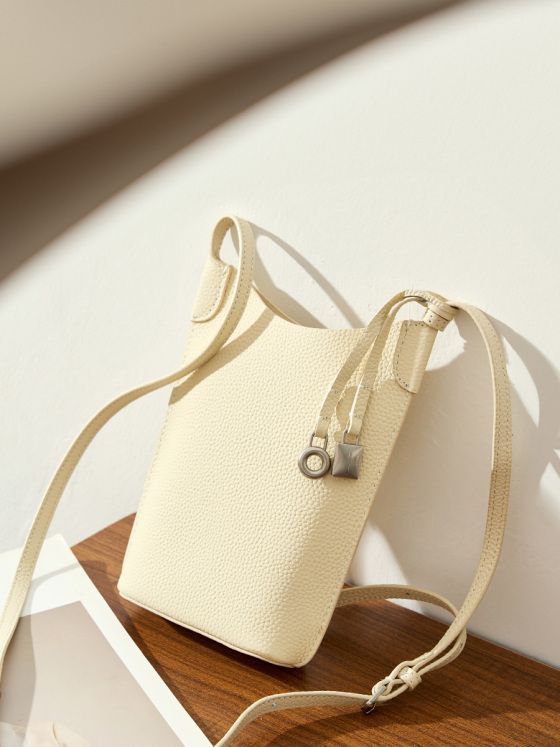 Elova Handcrafted Genuine Leather Mini Crossbody Bag in Black - E440 view 5