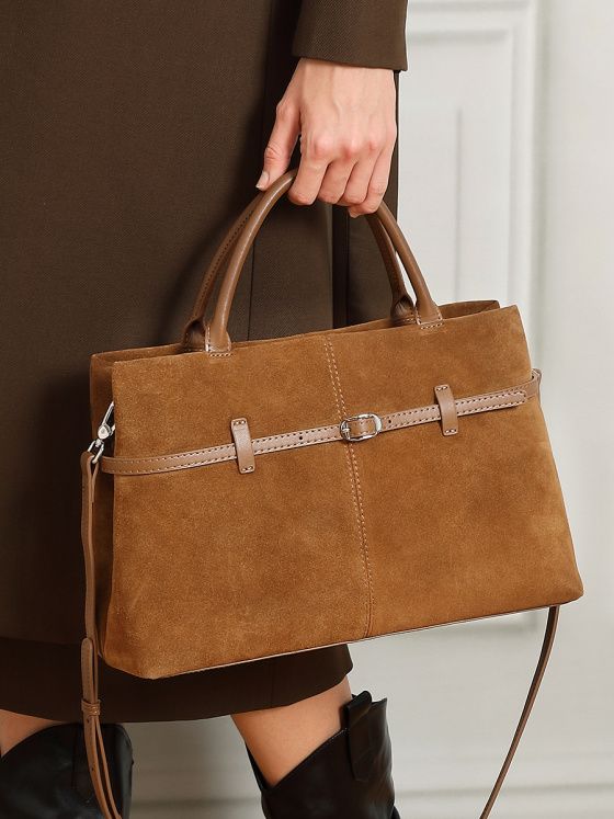 Elova Handcrafted Genuine Leather Crossbody Bag in Black - E754 view 3