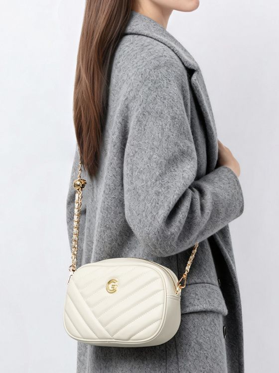 Elova Handcrafted Genuine Leather Crossbody Bag in Black - E797 view 5