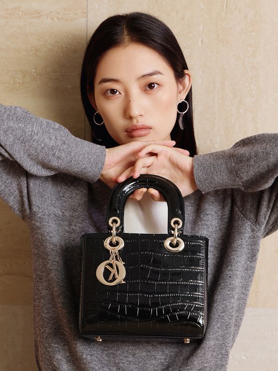 Elova Handcrafted Genuine Leather Crossbody Bag in Black - E729 view 4