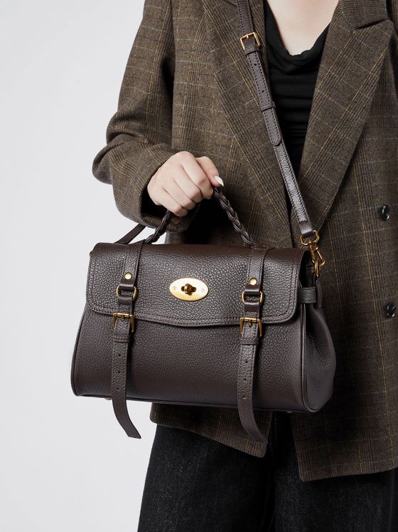 Elova Handcrafted Genuine Leather Tote Bag in Black - E506 view 6