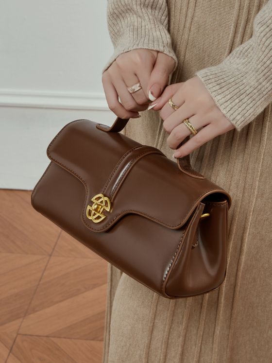 Elova Handcrafted Genuine Leather Crossbody Bag in Black - E759 view 4