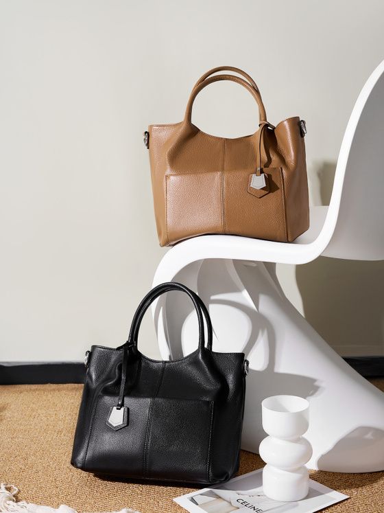 Elova Handcrafted Genuine Leather Crossbody Bag in Black - E243 view 4