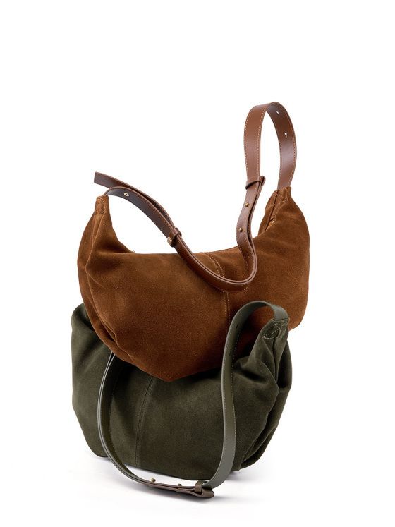 Elova Handcrafted Genuine Leather Crossbody Bag in Brown - E235 view 5