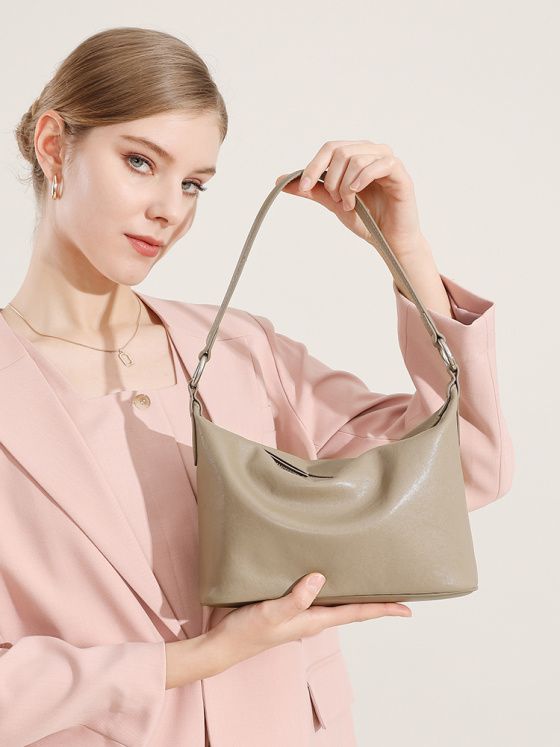 Elova Handcrafted Genuine Leather Crossbody Bag in Black - E593 view 2