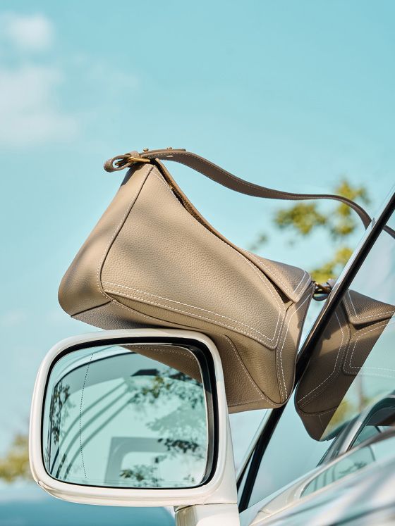 Elova Handcrafted Genuine Leather Crossbody Bag in Brown - E386 view 6