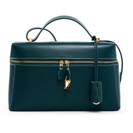 Elova Handcrafted Genuine Leather Crossbody Bag in Black - E175 view 5