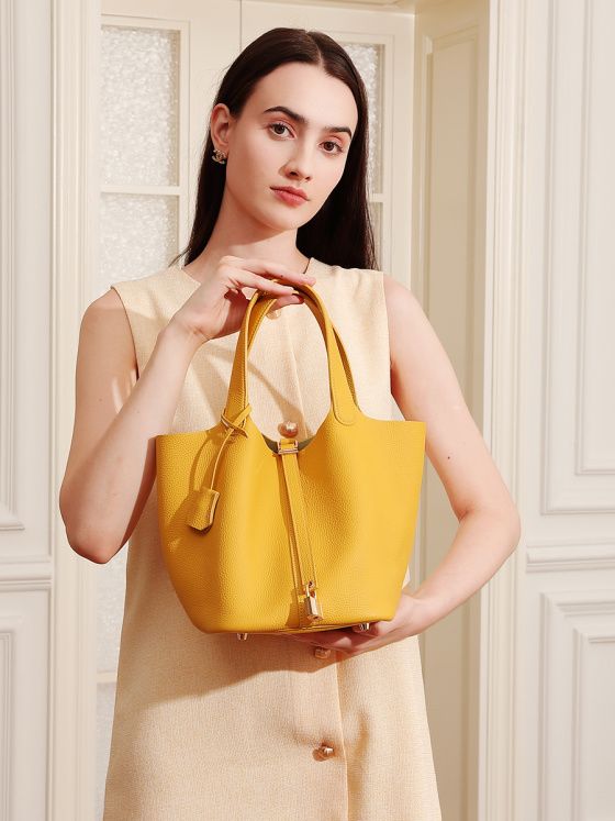 Elova Handcrafted Genuine Leather Bag in Black - E695 view 6