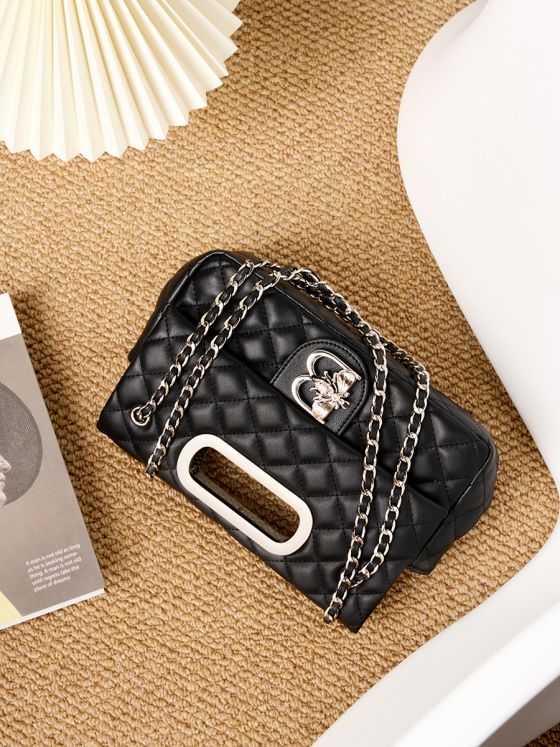 Elova Handcrafted Genuine Leather Crossbody Bag in Black - E205 view 5