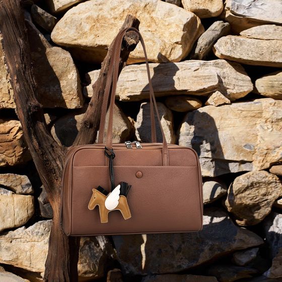 Elova Handcrafted Genuine Leather Bag in Black - E811 view 4